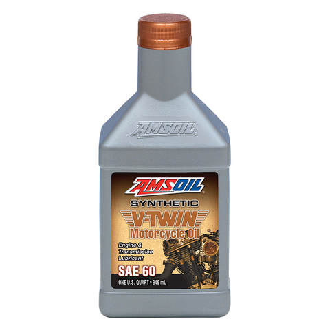 AMSOIL SAE 60 V-Twin Motorcycle Oil زيت أمزويل للدراجات النارية