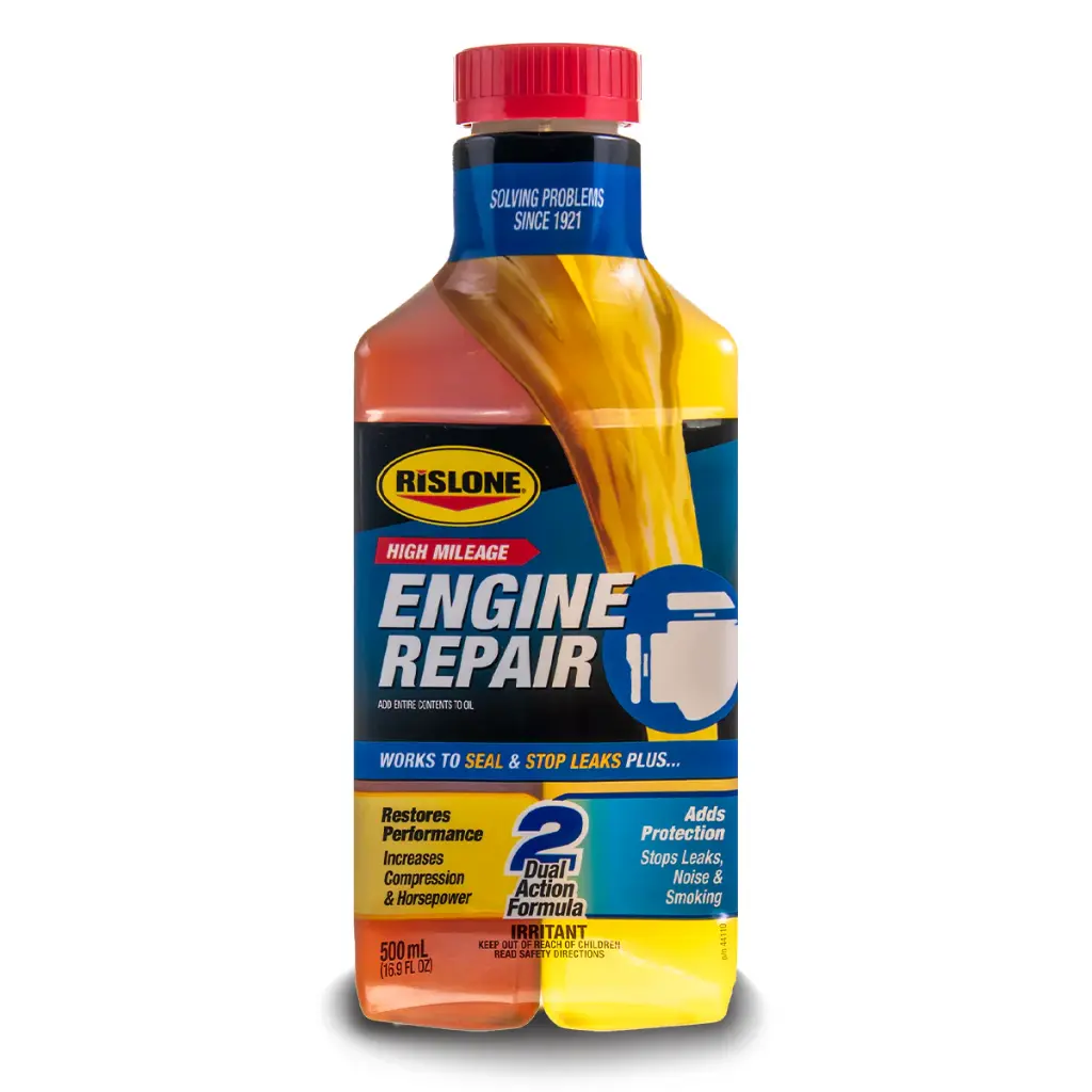 Rislone High Mileage Engine Repair - Dual Action Formula إصلاح محركات عالية الكيلومترات – ريسلون