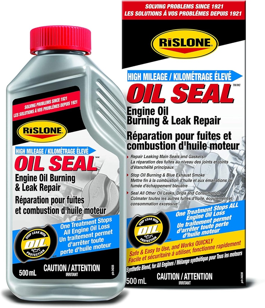 Rislone OIL SEAL - Engine Oil Burning & Leak Repair ريسلون أويل سيل لإصلاح اختراق وتسريب زيت المحرك