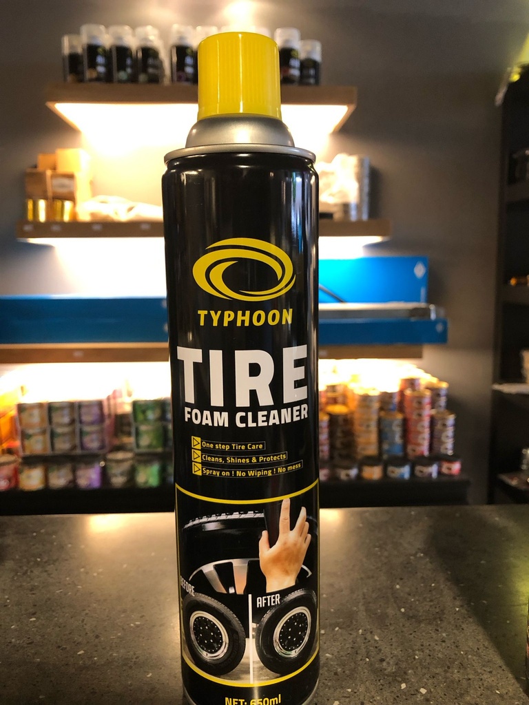 Typhoon Tire Foam Cleaner تايفون منظف الإطارات بالفوم