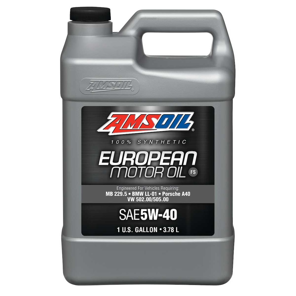 AMSOIL SAE 5W-40 FS European Motor Oil Gallon زيت محرك أوروبي من امزويل (جالون)