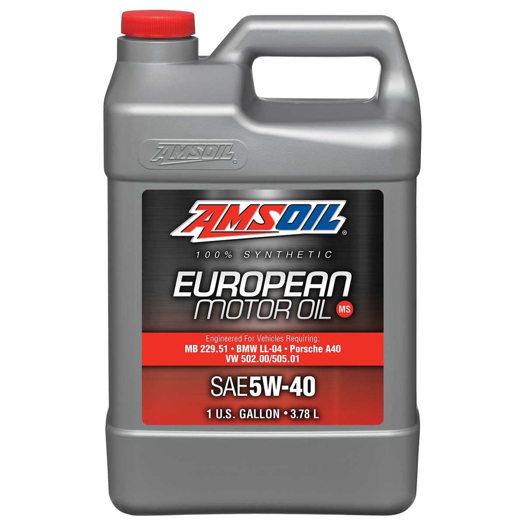 AMSOIL SAE 5W-40 MS  European Motor Oil Gallon