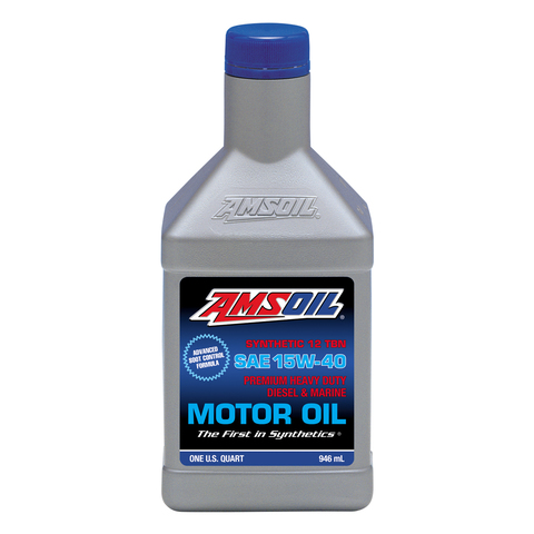 AMSOIL SAE 15W-40 Heavy-Duty Diesel and Marine Oil زيت ديزل وبحري للخدمة الشاقة من أمزويل