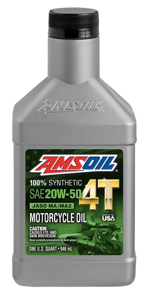 AMSOIL 4T 20W-50 100% Synthetic Performance Motorcycle Oil