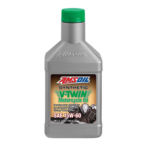 AMSOIL 15W-60 V-Twin Motorcycle Oil زيت أمزويل للدراجات النارية