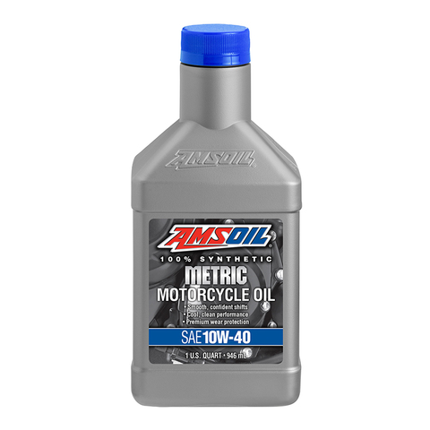 AMSOIL 10W-40 Metric Motorcycle Oil