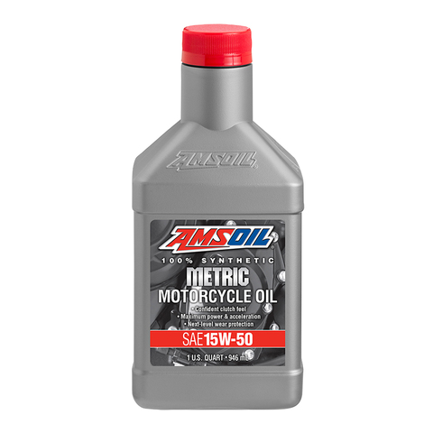 AMSOIL 15W-50 Metric Motorcycle Oil
