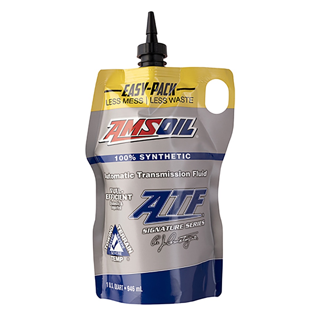 AMSOIL Signature series Fuel Efficient ATF Easy Pack  زيت ناقل حركة أوتوماتيكي موفر للوقود من سلسلة سيغنتشر من أمزويل (إيزي باك)