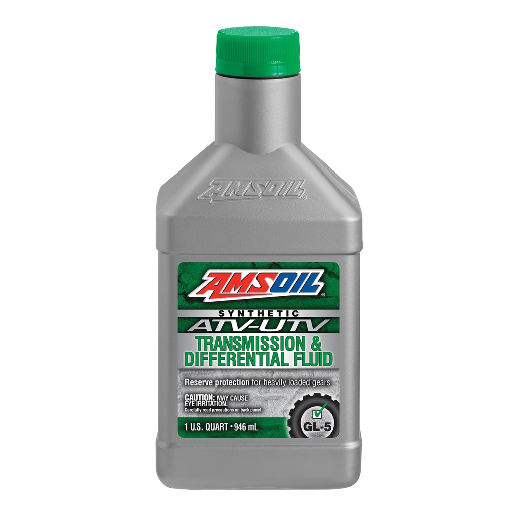 AMSOIL ATV/UTV Transmission & Differential Fluid زيت قير ودفرنس للمركبات ATV/UTV من أمزويل