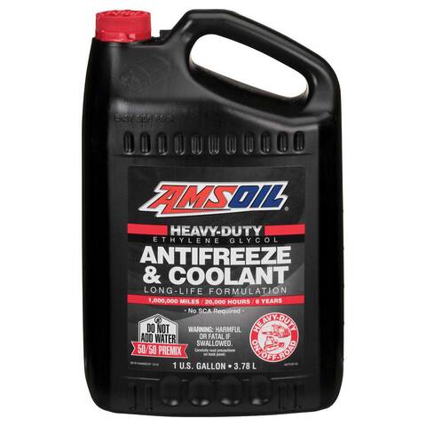 AMSOIL Heavy-Duty Antifreeze & Coolant سائل تبريد ومضاد تجمد للخدمة الشاقة من أمزويل