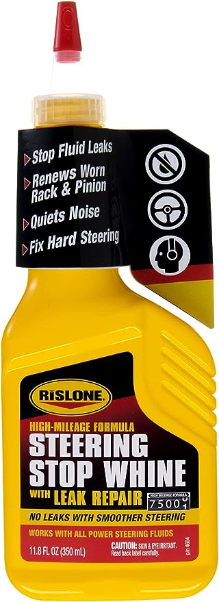 Rislone Steering Stop Whine with Leak Repair مُعالج صوت الباور ستيرنج ومانع التسرب – ريسلون