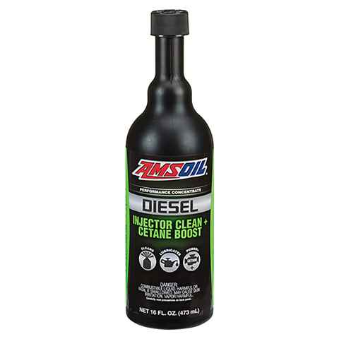 AMSOIL Diesel Injector Clean + Cetane Boost امزويل ديزل منظف البخاخات + معزز السيتان