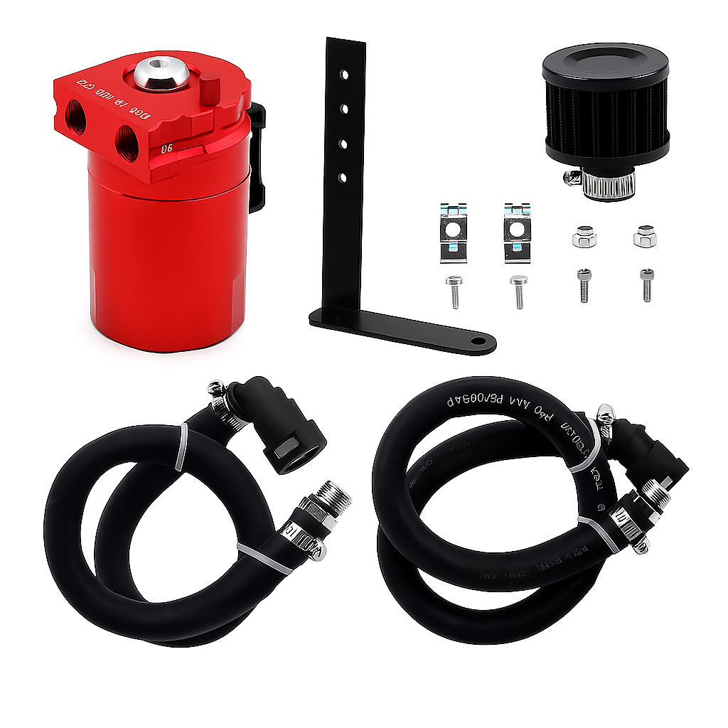 Ford 5.0 Oil Catch Can - Red  فورد 5.0 كاتش كان  - أحمر