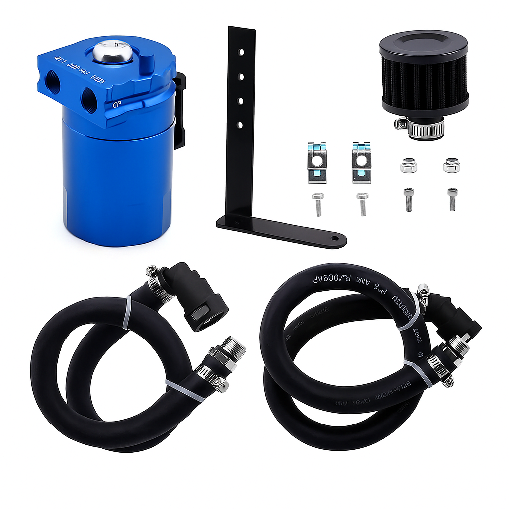 Ford 5.0 Oil Catch Can - Blue