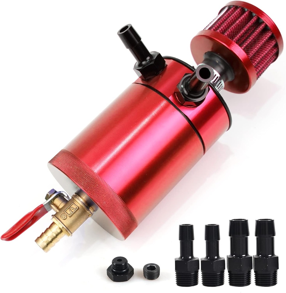Universal Oil Catch Can 150ML - Red