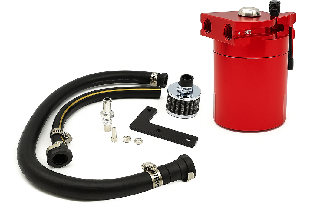 GM Oil Catch Can - Red كاتش كان GM - أحمر