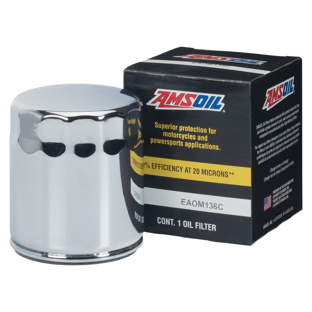 AMSOIL EAOM136C Motorcycle Oil Filters
