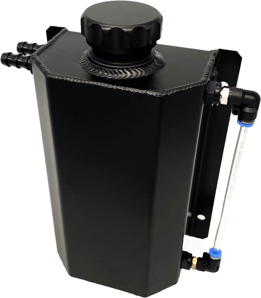2L Universal Coolant Tank - Black خزان سائل تبريد يونيفرسال – أسود