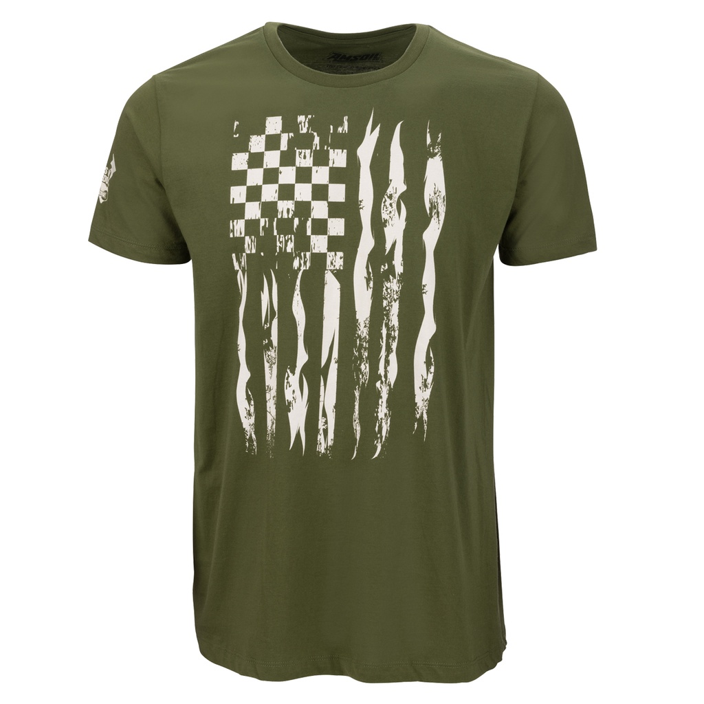 AMSOIL (G3819M) Checkered Flag T-Shirt