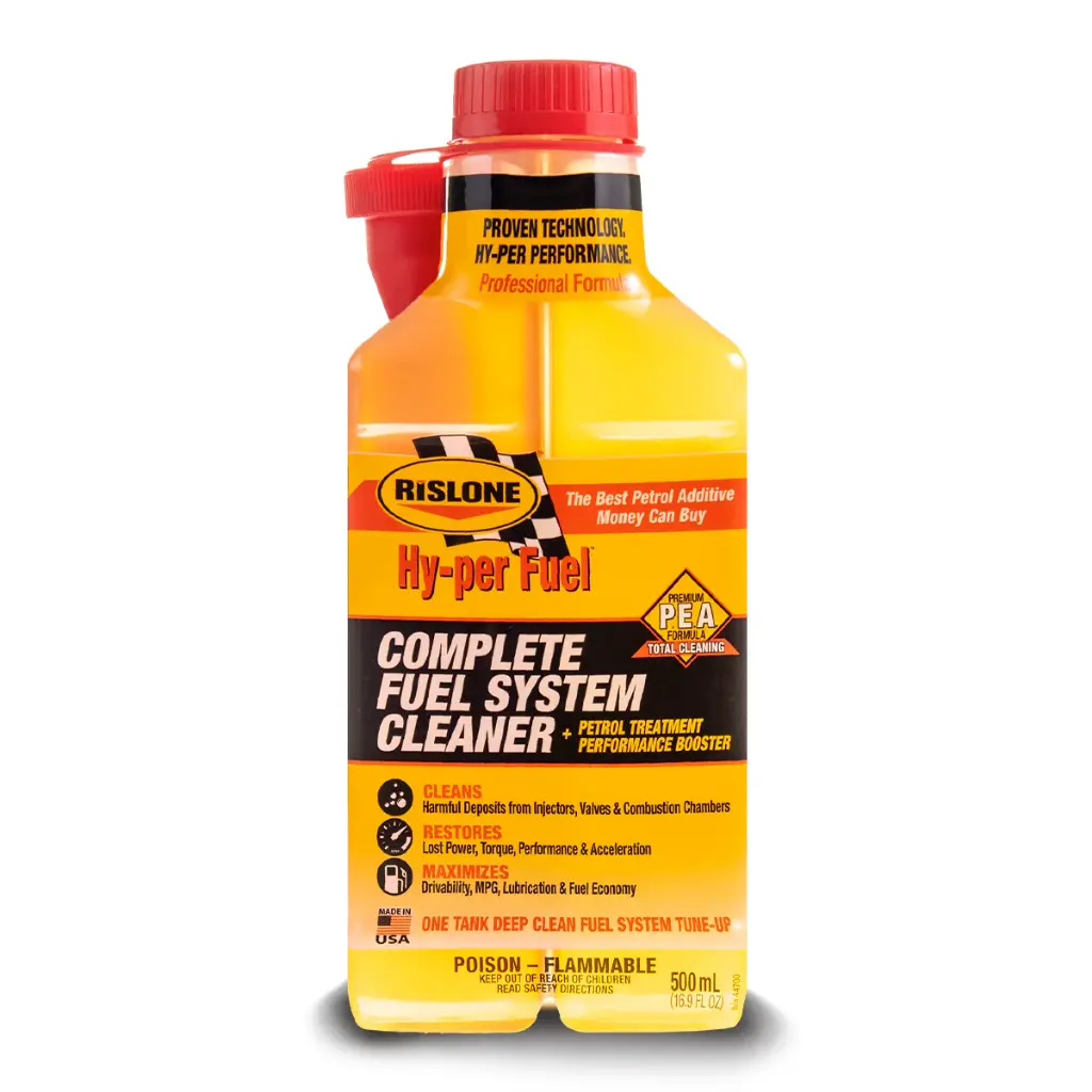 Rislone Hy-per Fuel Complete Fuel System Cleaner - Dual Action Formula