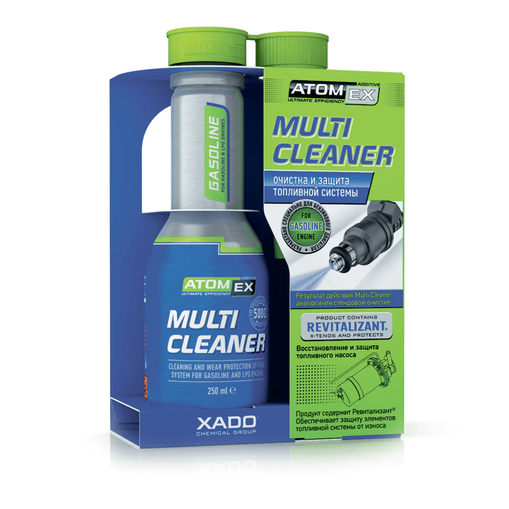 Xado Atomex Multi Cleaner Fuel system cleaner for gasoline and LPG engine - 250 ML