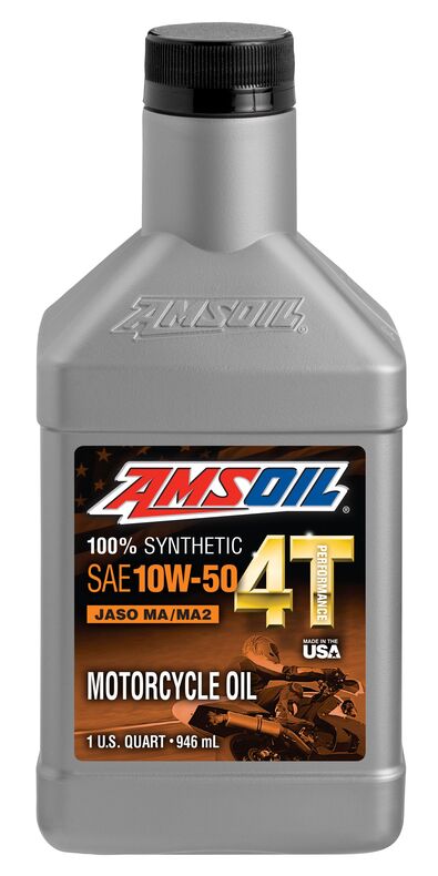 AMSOIL 10W-50 4T Motorcycle Oil زيت أمزويل  للدراجات النارية