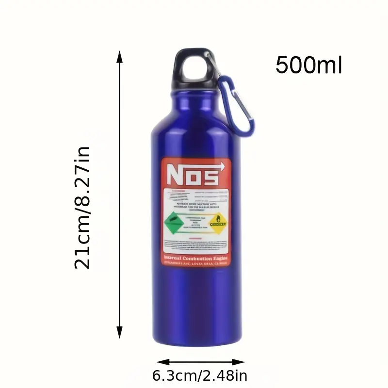 NOS Water Bottle - Blue