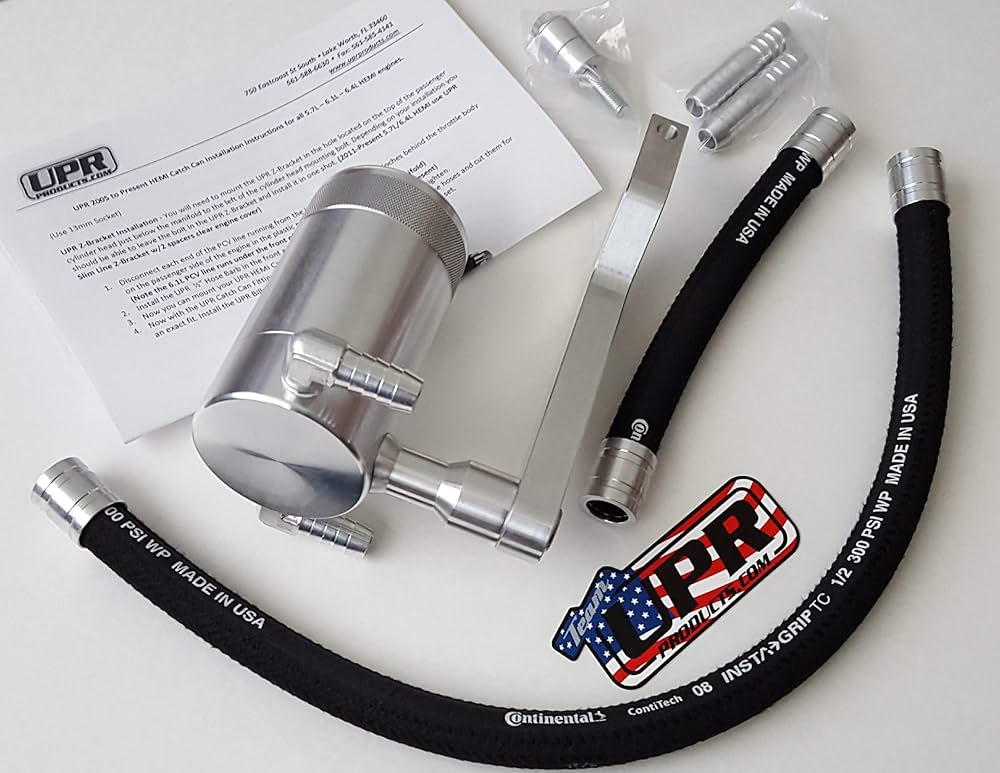 350 ML Oil catch can Dodge - Silver
