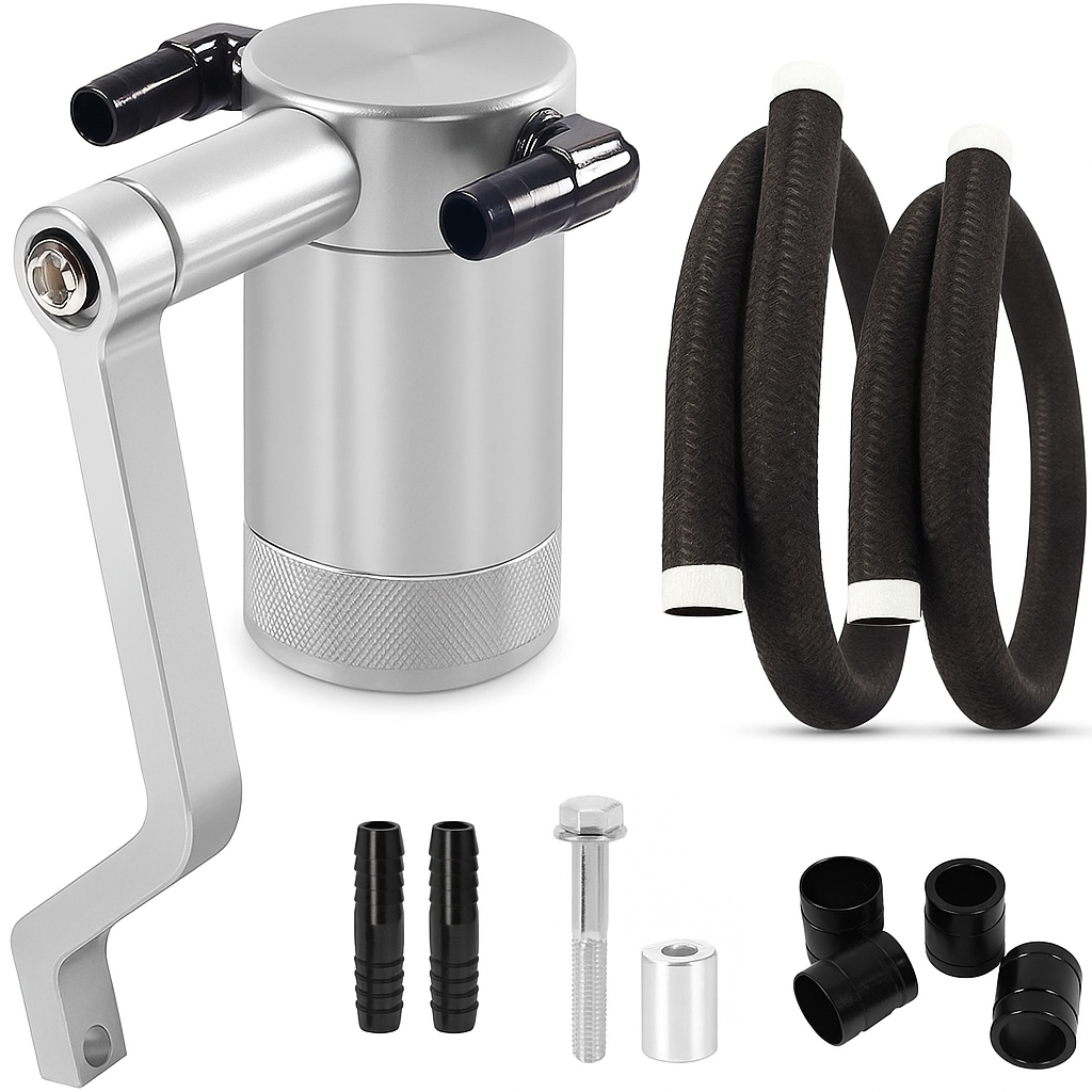 Dodge Oil Catch Can - Silver 350 مل كاتش كان دودج - فضة