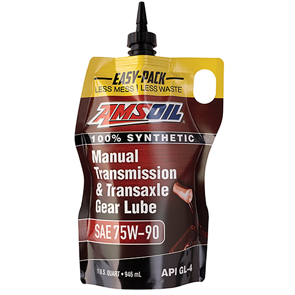 AMSOIL Manual Transmission & Transaxle Gear Lube 75W-90 GL4 Easy Pack زيت تروس يدوي SAE 75W-90 GL-4  (إيزي باك)من أمزويل