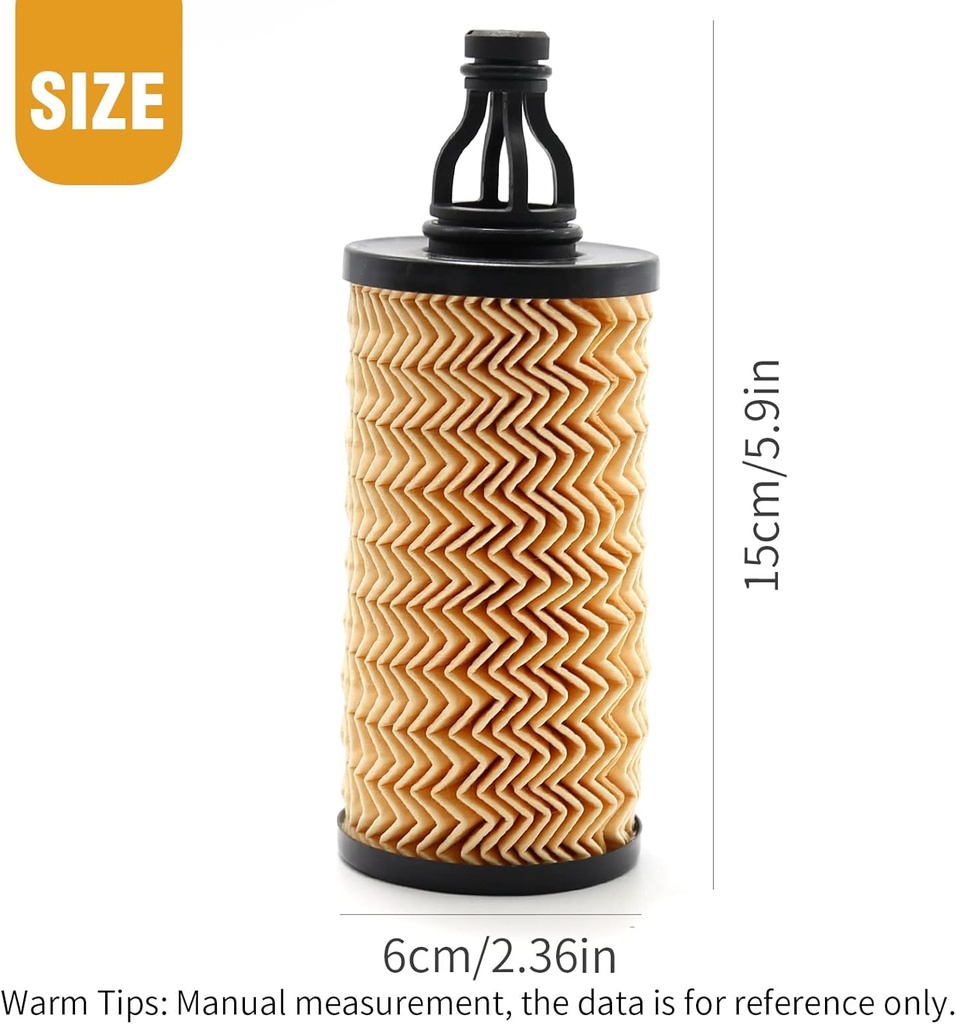 Anxingo Oil Filter - 298939 (2014-2019 Maseratu Ghibli quattroporte V6)