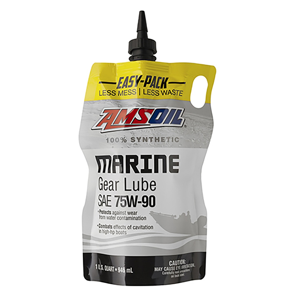 AMSOIL Marine Gear Lube 75W-90 Easy pack  زيت تروس بحري SAE 75W-90 من أمزويل (إيزي باك)