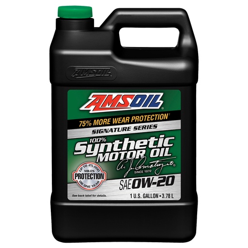 [ASM1G] AMSOIL Signature Series 0W-20 Synthetic Motor Oil Gallon