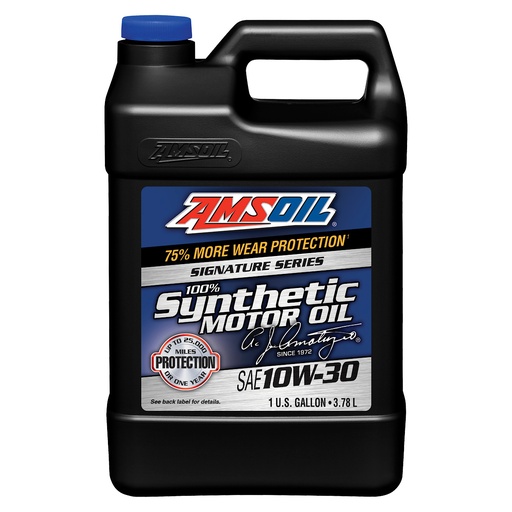 [ATM1G] AMSOIL Signature Series 10W-30 Motor Oil Gallon زيت مكينة سيجنتشر من امزويل (جالون)