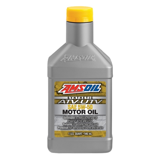 [AUV50QT-EA] AMSOIL 5W-50 Synthetic ATV/UTV Engine Oil