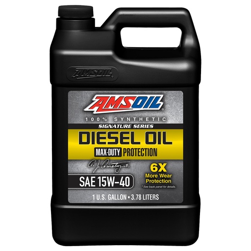 [DME1G] AMSOIL 15W-40 Signature Max-Duty Diesel Oil Gallon