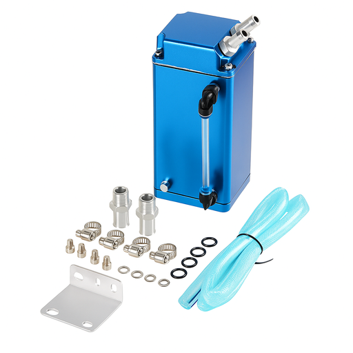 [G500 ml Blue] Universal Oil Catch Can 500ML- Blue
