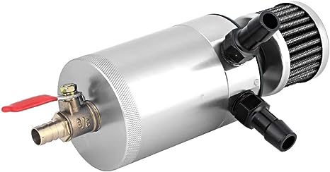 [G150 ml Silver] G-Tech 150 ML Oil catch can - Silver