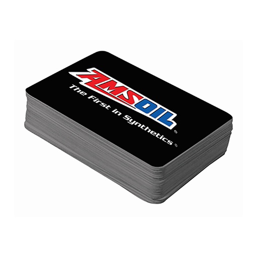 [G3643] AMSOIL Black Playing Cards