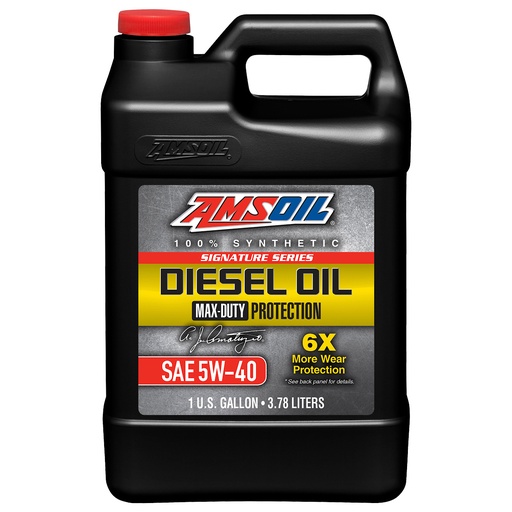 [DEO1G] AMSOIL [DEO1G] 5W-40 Signature Diesel Oil Gallon زيت ديزل سيجنتشر من امزويل (جالون)