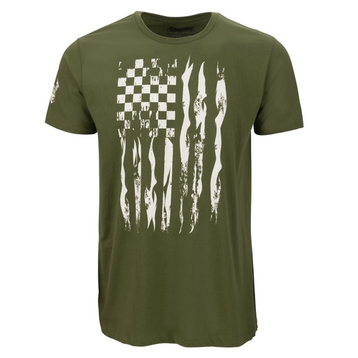 [G3819XXL] AMSOIL (G3819XXL) Checkered Flag T-Shirt