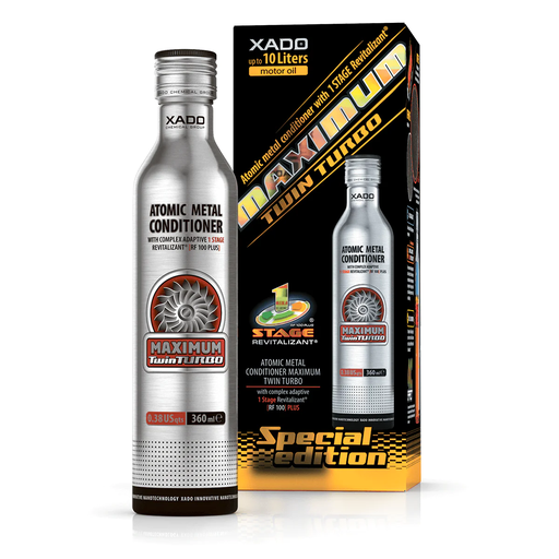 [XA40028] XADO Atomic metal conditioner 1 Stage Maximum TwinTurbo(10 ml upto) -360 ML