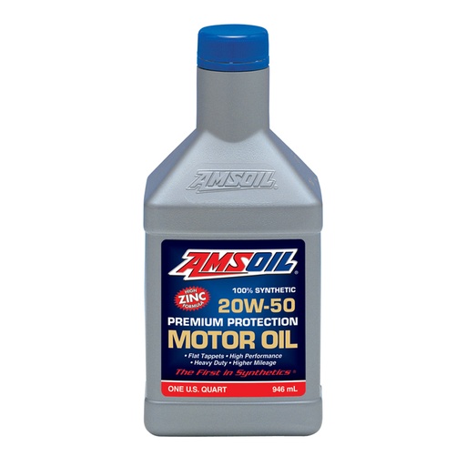 [AROQT] AMSOIL Premium Protection 20W-50 100% Synthetic Motor oil