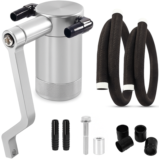 [G350ml - Dodge Silver] Dodge Oil Catch Can - Silver 350 مل كاتش كان دودج - فضة