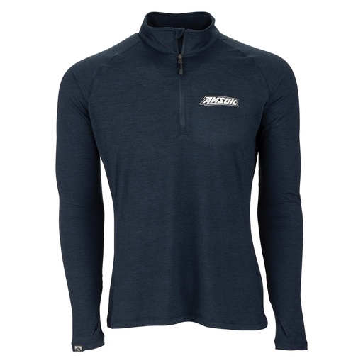 [G3826M] AMSOIL (G3826M) Men's Navy 1/4 Zip T-Shirt