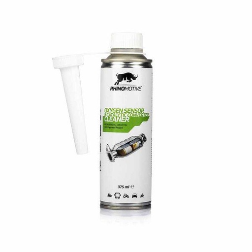 [R1210] Rhinomotive 375ML Oxygen Sensor & Catalytic Converter Cleaner منظف حساس الأكسجين والمحول الحفاز من راينو موتيف