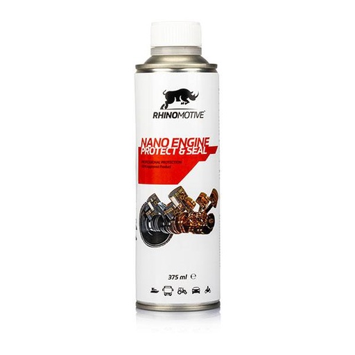 [R1208] Rhinomotive 375ML Nano Engine Protect & Seal راينو موتيف نانو لحماية وإحكام المحرك